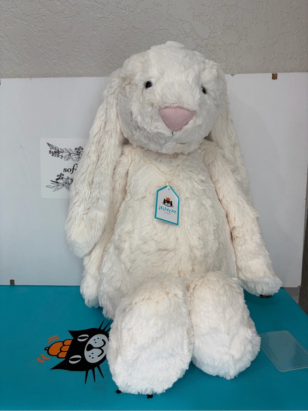 BNWT Jellycat Big (huge) Bashful Cream Bunny BAH2BC